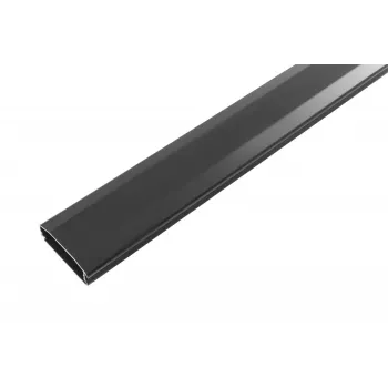 Rechte kabelgoot VivoLink VLWL110B zwart 660 mm breedte 60 mm diepte 20 mm hoogte