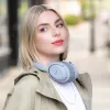 Lindy LH500XW headset bedraad & draadloos hoofdbeugel gesprekken/muziek Micro-USB Bluetooth grijs