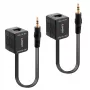 AV-zender & -ontvanger Lindy 500 m Cat.6 3,5 mm analoge audio-extender