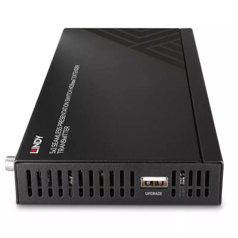 AV-transmitter Lindy 5-poorts seamless presentation switch HDBaseT-extender 3840 x 2160 pixel