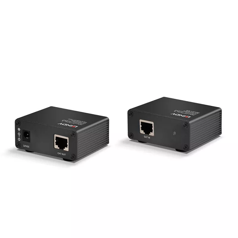 AV-zender & -ontvanger Lindy 150m Cat.6 TosLink en coaxiale digitale audio-extender