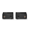 AV-zender & -ontvanger Lindy 150m Cat.6 TosLink en coaxiale digitale audio-extender