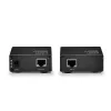AV-zender & -ontvanger Lindy 150m Cat.6 TosLink en coaxiale digitale audio-extender