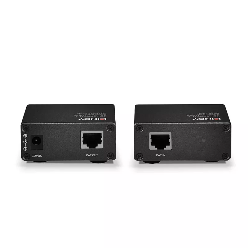 AV-zender & -ontvanger Lindy 150m Cat.6 TosLink en coaxiale digitale audio-extender
