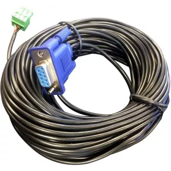 Vivolink VLCPARS232/15M seriële kabel zwart RS-232 Phoenix