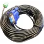 Vivolink VLCPARS232/15M seriële kabel zwart RS-232 Phoenix