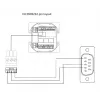 Vivolink VLCPARS232/15M seriële kabel zwart RS-232 Phoenix