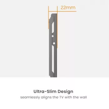 Wandmonitorhouder VivoLink WALL-SMALL — compacte vaste houder voor kleine schermen