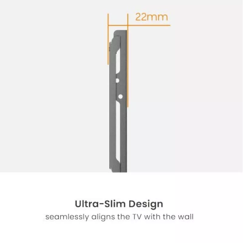 Wandmonitorhouder VivoLink WALL-SMALL — compacte vaste houder voor kleine schermen