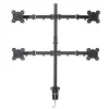 Lindy Quad-monitorhouder met mast en tafelklem