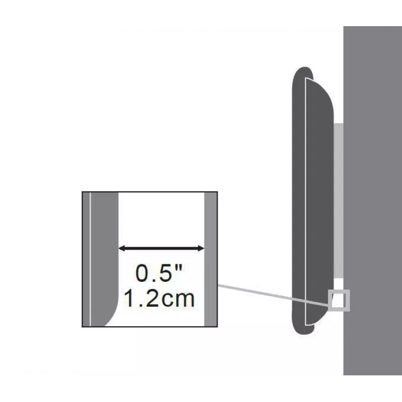 Vivolink VLMW1337 tv-wandhouder 94 cm (37 inch) zwart