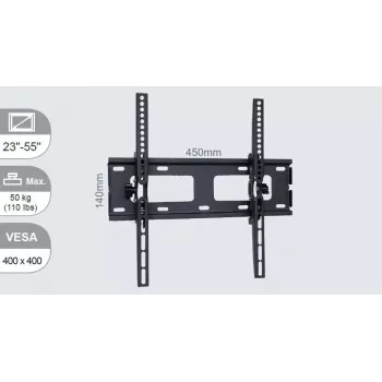 Vivolink VLMW2355T tv-wandhouder/voet 139,7 cm (55 inch) zwart