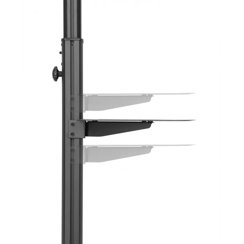 Vivolink VLFS3266C tv-standaard/rolwagen 165,1 cm (65 inch) zwart