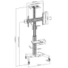 Vivolink VLFS3266C tv-standaard/rolwagen 165,1 cm (65 inch) zwart