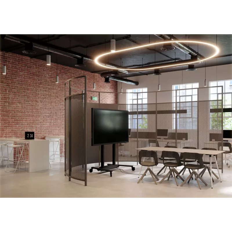 Vogel's RISE 4205 gemotoriseerde display-liftwagen, 50 mm/s, 700 mm slag (zwart, EU)