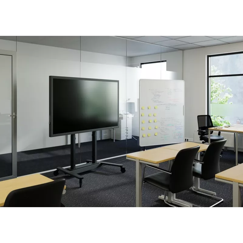 Vogel's RISE 4205 gemotoriseerde display-liftwagen, 50 mm/s, 700 mm slag (zwart, EU)