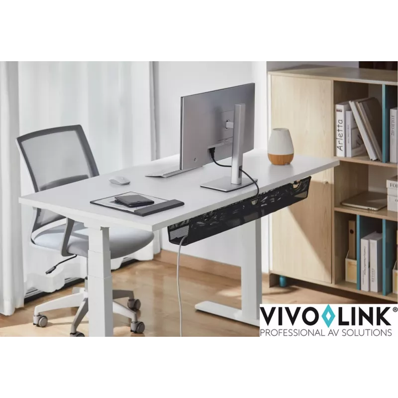 Kabelmanagement Vivolink VLUDCM914 staal zwart 914 mm