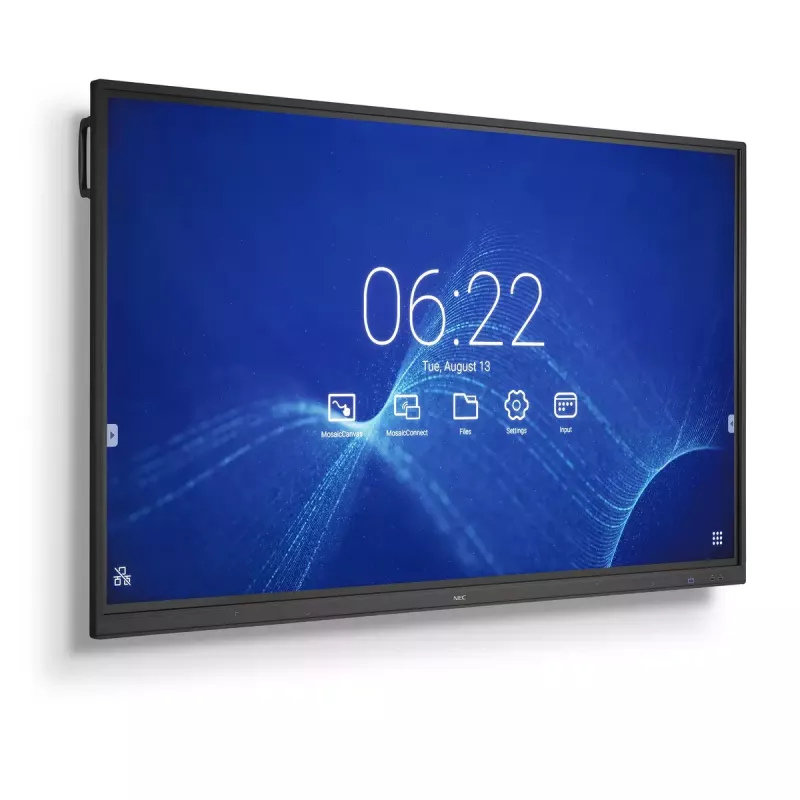 NEC CB751Q interactief flatscreen 190,5 cm (75 inch) LED 350 cd/m² 4K Ultra HD zwart touchscreen 12/7