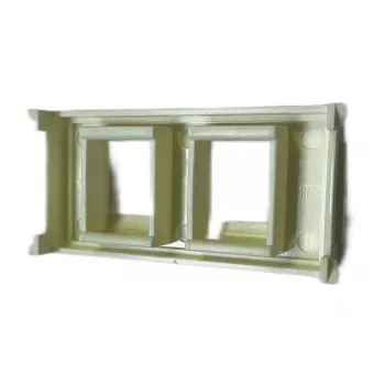 Outlet-paneel VivoLink WI221266 voor 2 x keystone – paneel voor twee keystone-modules
