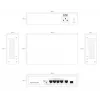 Netwerkswitch Ernitec ELECTRA-U04-1GB-60W 4 poorten 1 GB 60 W
