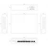 Ernitec ELECTRA-U08-1GB-110W netwerkswitch 8 poorten 1 GB