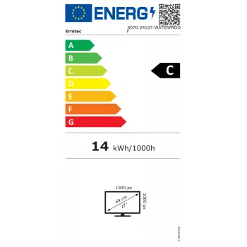 CCTV-monitor Ernitec 0070-24127-WATERPROOF 24 inch LED 1920 x 1080