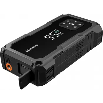 Draagbare startbooster en bandenpomp SANDBERG Sandberg Car Jumpstarter TirePump 10000 — 800 A startstroom, 2 A uitgang, 5 V USB