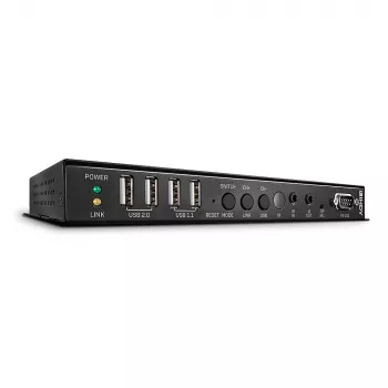 Lindy 4K HDMI & USB over IP Extender AV-receiver