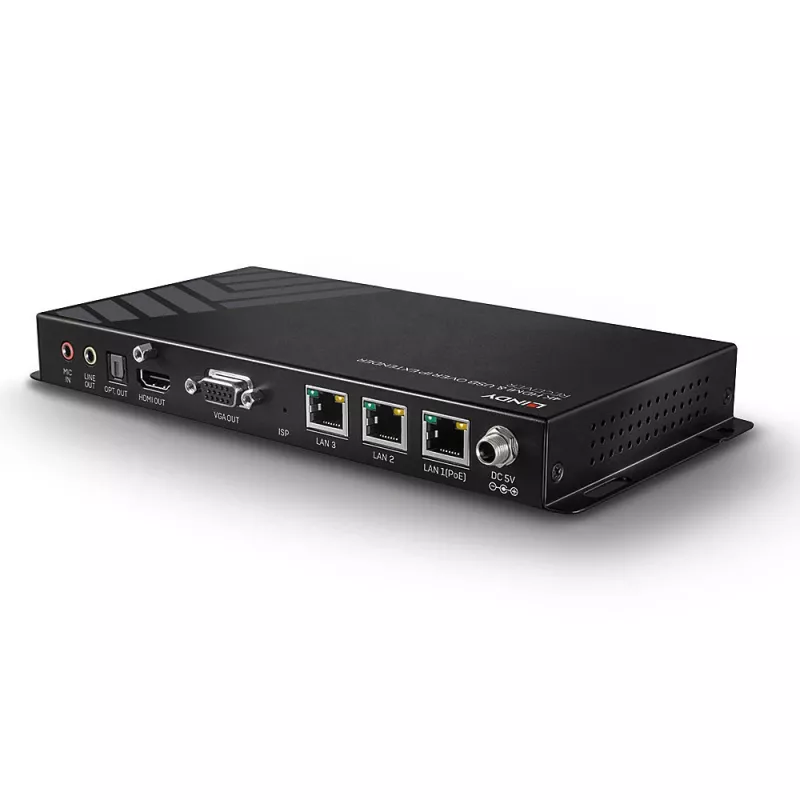 Lindy 4K HDMI & USB over IP Extender AV-receiver