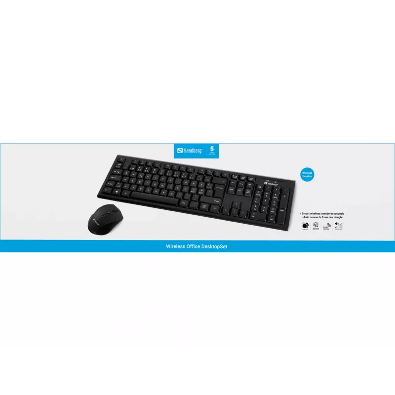 Draadloze office-desktopset Sandberg 631-20