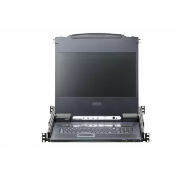 ATEN CL6708MW rackconsole 43,9 cm (17,3 inch) 1920 x 1080 pixel metaal, kunststof zwart 1U