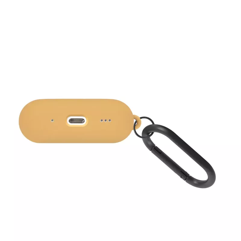 Native Union Roam hoesje voor AirPods Pro 2, aluminium, polycarbonaat, siliconen, staal, 16 g, geel