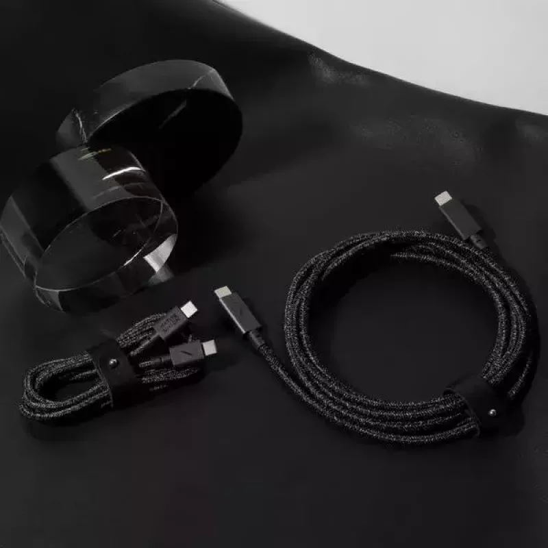 USB-C-kabel Native Union BELT-C-ZEB-2-NP 1,2 m USB-C naar USB-C zwart/wit