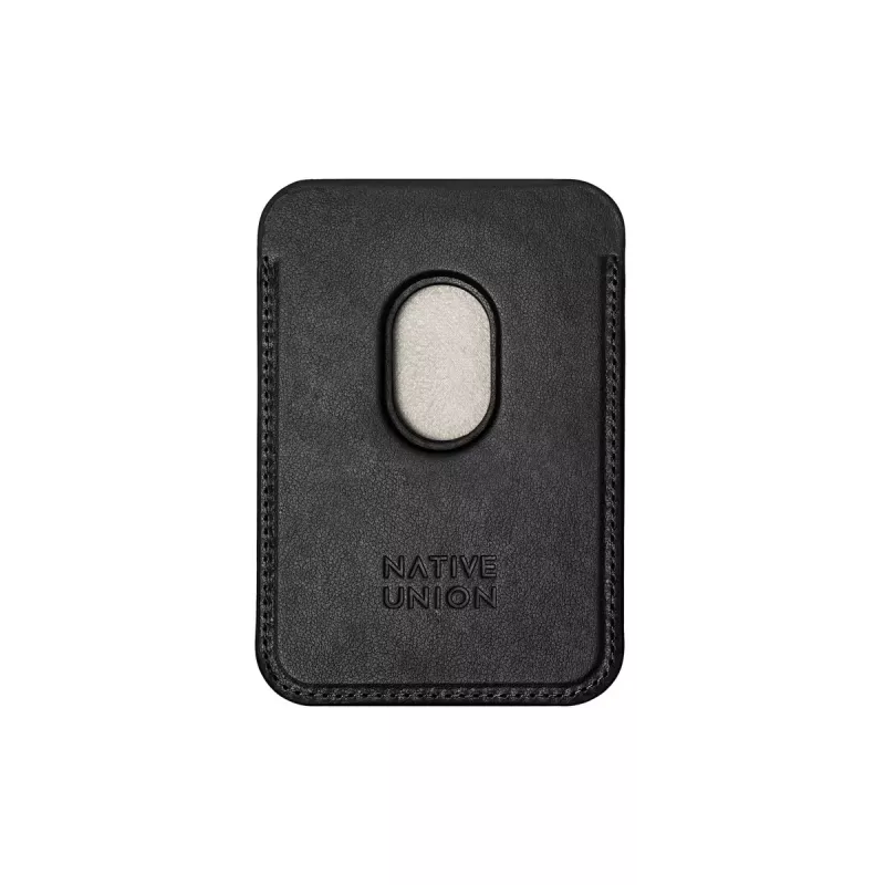 Wallet Case native union (Re)Classic zwart voor Apple iPhone 15/15 Pro/15 Plus/15 Pro Max, iPhone 14/14 Pro/14 Plus/14 Pro Max en iPhone 13-serie