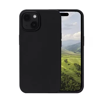 Cover dbramante1928 Greenland iPhone 15 Night zwart monochromatisch