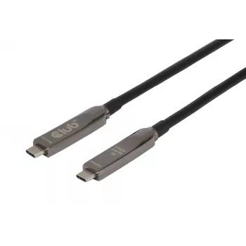 CLUB3D 15M USB-C®-kabel met alle functies / 49,21ft 8K60Hz 10Gbps 60W