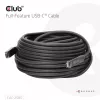 CLUB3D 15M USB-C®-kabel met alle functies / 49,21ft 8K60Hz 10Gbps 60W