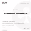 CLUB3D 15M USB-C®-kabel met alle functies / 49,21ft 8K60Hz 10Gbps 60W