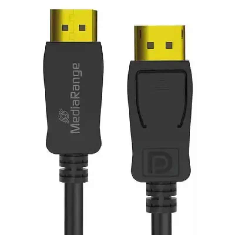 DisplayPort-kabel MediaRange MRCS248 2 m, DisplayPort naar DisplayPort, zwart