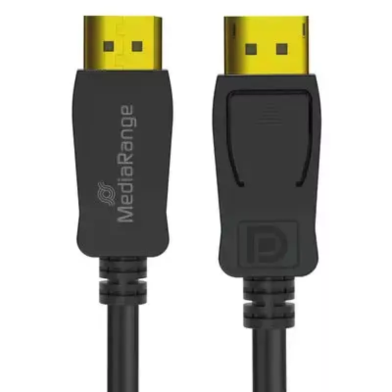 DisplayPort-kabel MediaRange MRCS248 2 m, DisplayPort naar DisplayPort, zwart
