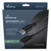 USB-A-naar-USB-A-kabel MediaRange MRCS241 USB 3.2 Gen 1 (5 Gbit/s) 5 m zwart