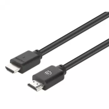 Manhattan HDMI 4K@60Hz-kabel met Ethernet, 7,5 m, geschikt voor ALLE 4K- en 1080p/HD-toepassingen – voor directe upgrade of als voorbereiding op toekomstige behoeften, stekker naar stekker, zwart, Ultra HD 4k x 2k, levenslange garantie, Premium High Speed