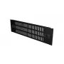 Lanview RAB405BL geperforeerde blindplaat — staal, zwart, 482×88×15 mm (rack-accessoire)