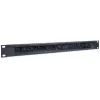 Intellinet 19 inch kabeldoorvoerpaneel, 1U, met borstelstrip, zwart