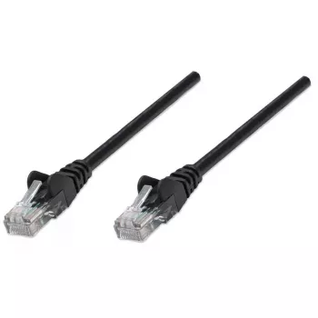 Intellinet netwerk-patchkabel, Cat6, 5m, zwart, CCA, U/UTP, PVC, RJ45, vergulde contacten, rastnasenvrij, aangegoten tule, levenslange garantie