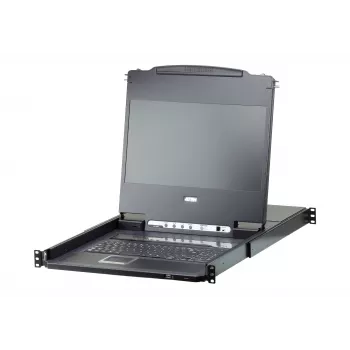 ATEN CL6708MW rackconsole 43,9 cm (17,3 inch) 1920 x 1080 pixels metaal, kunststof zwart 1U