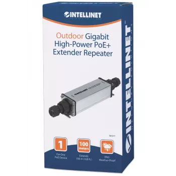 Outdoor Gigabit PoE+ extender Intellinet 561211
