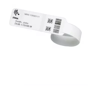 Zebra 10031289K armband wit ziekenhuisarmband