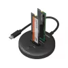 Sandberg USB3.2 Cloner Dock voor NVMe M.2 SSD, zwart, 20 Gbit/s