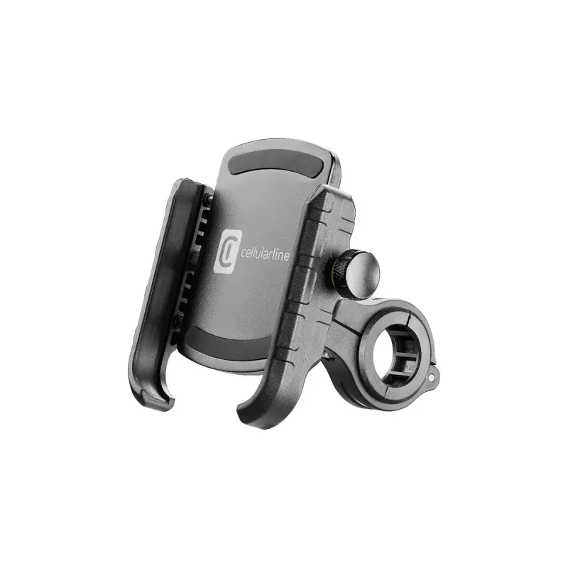 Passieve houder Cellularline Rider Steel universeel mobiele telefoon zwart